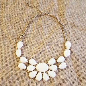 White Acrylic Necklace